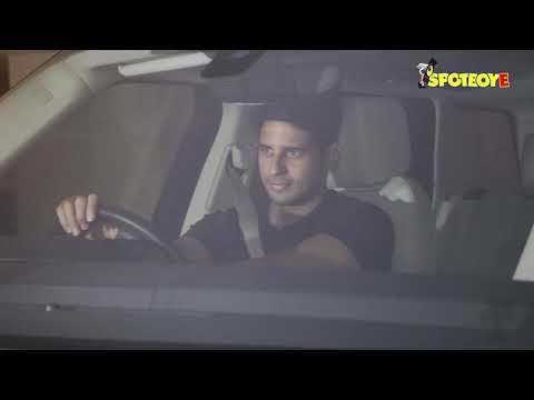 SPOTTED! Varun Dhawan, Siddharth Malhotra & Shashank Khaitan At Karan Johar's House