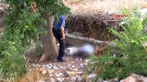 Antalya boş arazide erkek cesedi bulundu