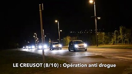 Opération anti drogue au Creusot le 8 octobre