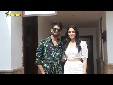 SPOTTED: Shahid Kapoor and Kiara Advani Promoting Kabir Singh | SpotboyE