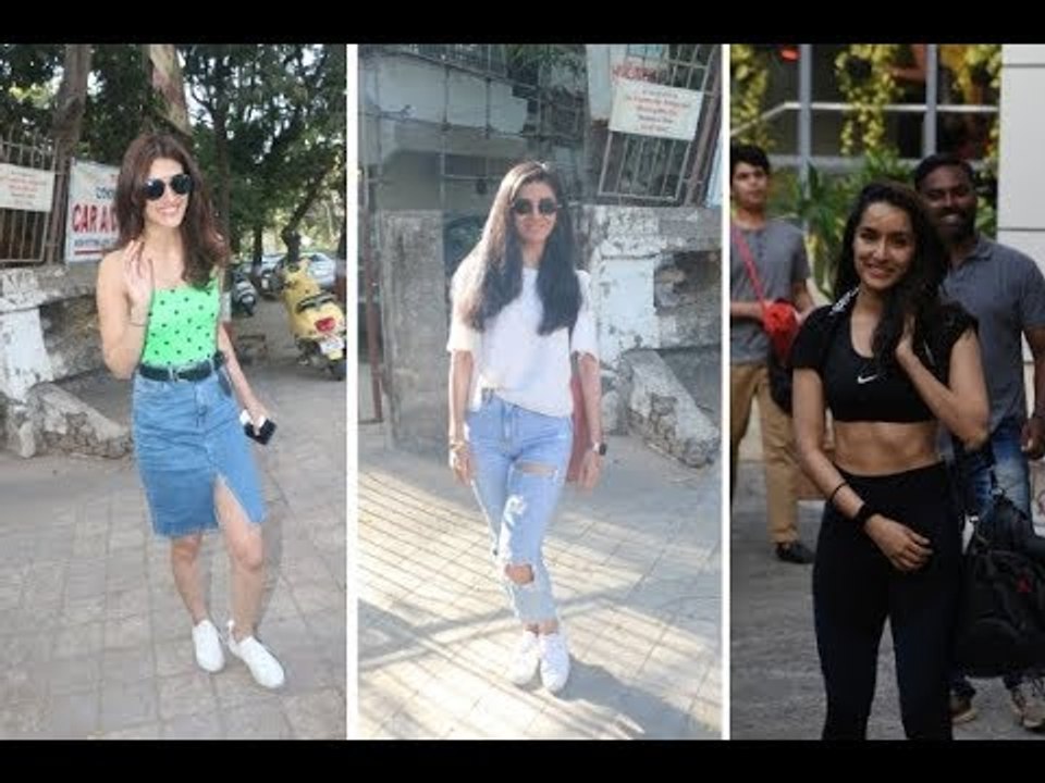 SPOTTED! Kriti Sanon, Nimrat Kaur At Kromakay Salon & Shraddha Kapoor Outside A Dance Class