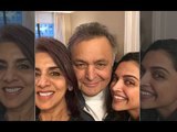 Deepika Padukone Spends A Fun Evening With Rishi Kapoor And Neetu Singh In NYC