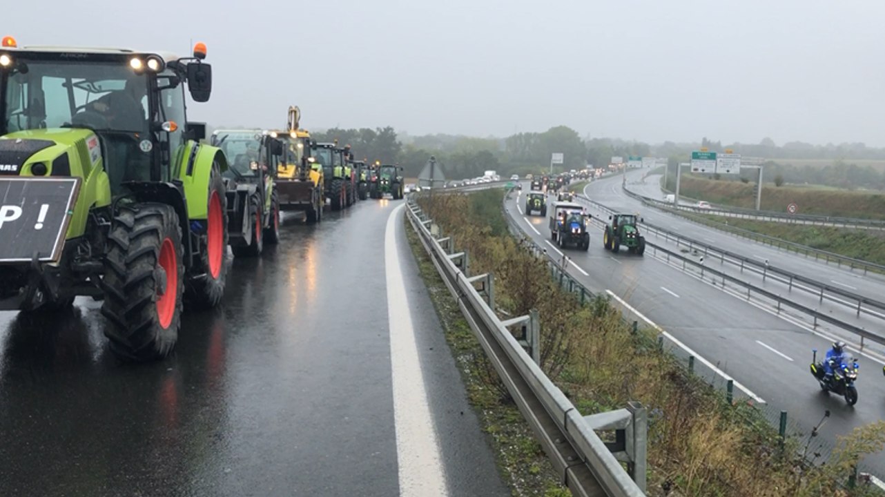 Manifestation des agriculteurs à Angers : des difficultés sur les rocades