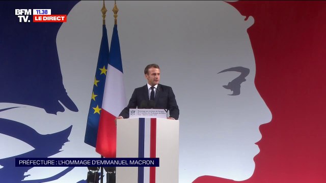 Sept minutes ont suffit à plonger la préfecture de police de Paris, dans un des drames les plus douloureux de son histoire. Emmanuel Macron rend hommage aux victimes de l'attaque au couteau