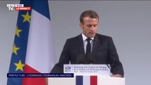 Hommage à la Préfecture: Emmanuel Macron salue 