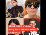 ADORABLE! Celebs' Baby Pics Recreated on Snapchat