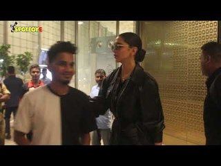 SPOTTED: Deepika Padukone and Shraddha Kapoor at the Airport | SpotboyE