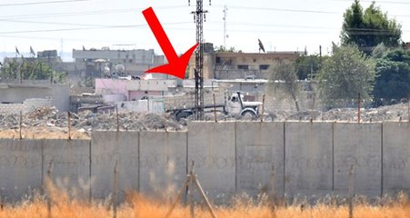 Türkiye'nin operasyona hazırlandığı Suriye'de, YPG/PKK'nın panik anları görüntülendi