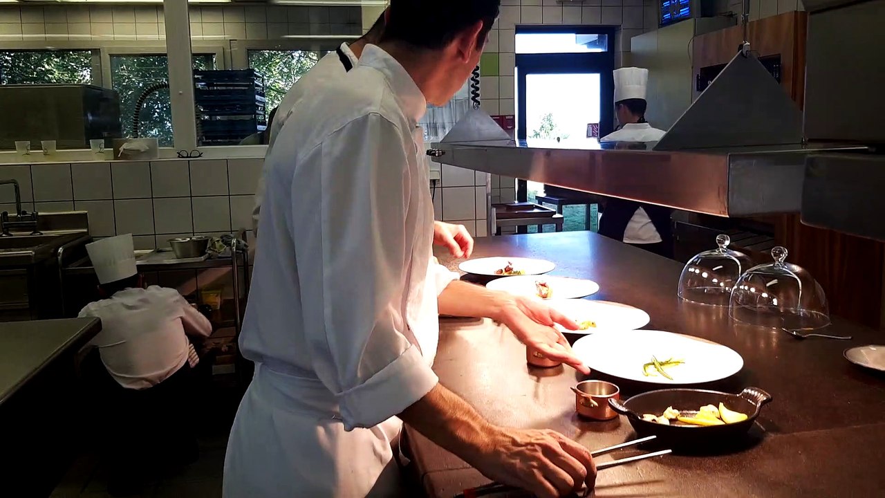 Jacques Marcon en cuisine