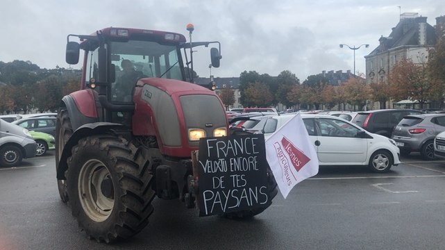 Dans le Morbihan, les agriculteurs se rassemblent à Pontivy avant de manifester à Vannes