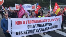 Hausse des pensions de retraite : 170 personnes manifestent