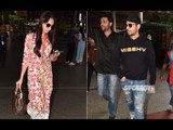 Sidharth Malhotra and Nora Fatehi Snapped At Airport As They Return from A Dehradun Wedding
