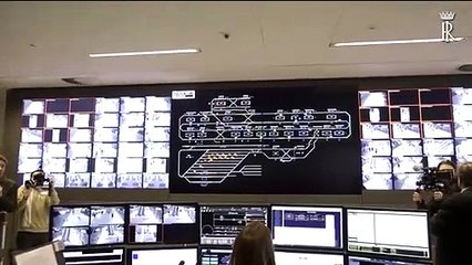 Mattarella visita il centro di Controllo e Manutenzione della Metropolitana di Copenhagen (08.10.19)