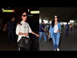 SPOTTED: Katrina Kaif and Kareeena Kapoor Slay At the Airport | SpotboyE