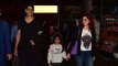 Akshay Kumar, Twinkle Khanna And Kids, Nitara And Aarav, Return To Mumbai From London | SpotboyE