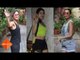 Janhvi Kapoor, Malaika Arora And Amrita Arora Show Up For Their Yoga Classes Despite Heavy Downpour