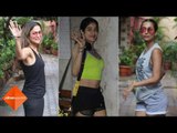 Janhvi Kapoor, Malaika Arora And Amrita Arora Show Up For Their Yoga Classes Despite Heavy Downpour