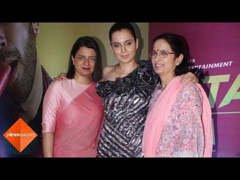 Kangana Ranaut Is Miss Metallica At The Judgementall Hai Kya Screening | SpotboyE