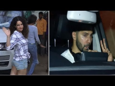 SPOTTED! Kangana Ranaut At Sunny Super Sound ; Varun Dhawan At The Gym | SpotboyE