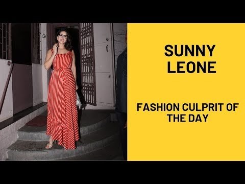 FASHION CULPRIT OF THE DAY: Sunny Leone, Could You Explain Those Heels And That Clutch, Please?