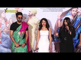 UNCUT- Ayushmann Khurranna and Nushrat Bharucha at 'Dream Girl' Trailer Launch | SpotboyE