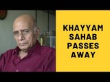 Legendary Music Director Khayyam Passes Away | SpotboyE