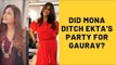 Did Mona Singh Ditch Ekta Kapoor's MOM, To Party With Gaurav Gera? | TV | SpotboyE
