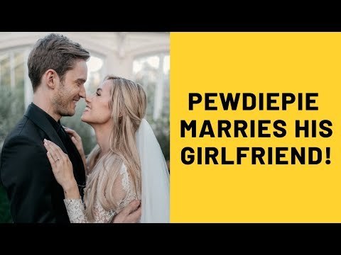 YouTuber Felix Kjellberg Aka PewDiePie Marries His Longtime Girlfriend Marzia Bisognin