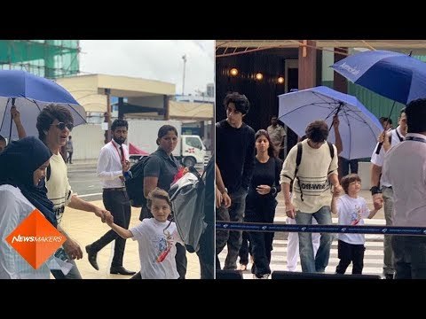 Shah Rukh Khan enjoys vacation with Suhana, Aryan and Abram in Maldives | SpotboyE