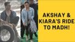 Akshay Kumar And Kiara Advani Take A Ride On The Madh Jetty For Their Upcoming Film Laxmi Bomb