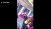 'The courts will deal with you!' Heated argument between commuters on Essex train