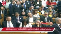 Kılıçdaroğlu: 'Kimlerin bir eli yağda bir eli balda haftaya açıklayacağım'