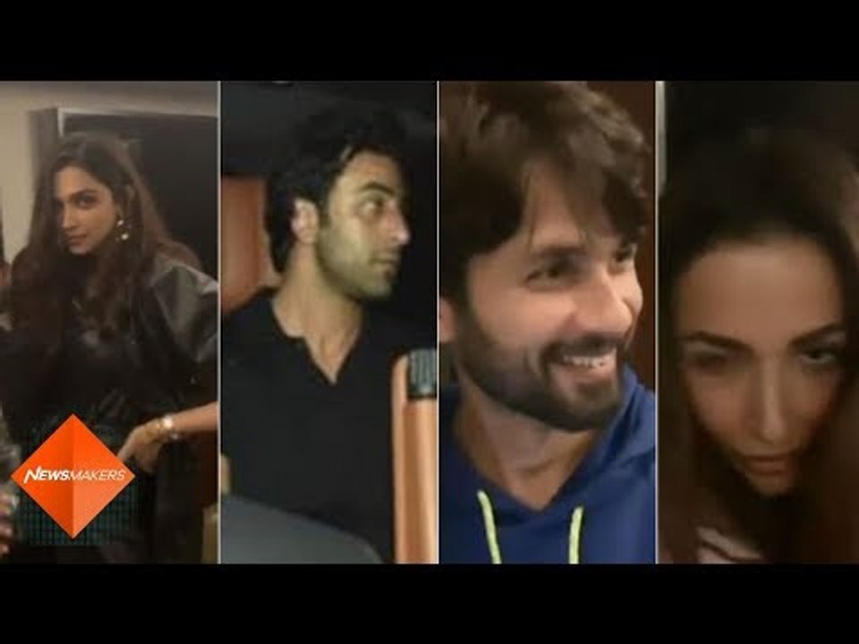 Deepika , Ranbir , Shahid , Mira And Others Enj...