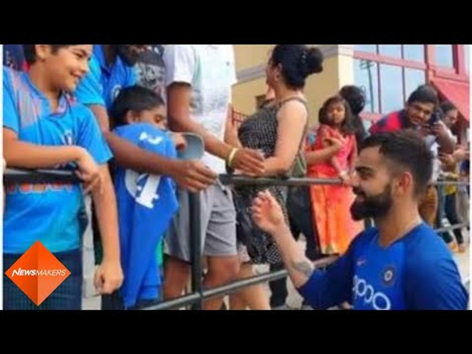 Virat Kohli Thrills Fans In Florida By Giving Autographs Ahead Of T20I Against West Indies