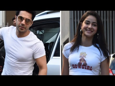 SPOTTED: Ananya Panday and Varun Dhawan at Ali Abbas Zafar's Office | SpotboyE