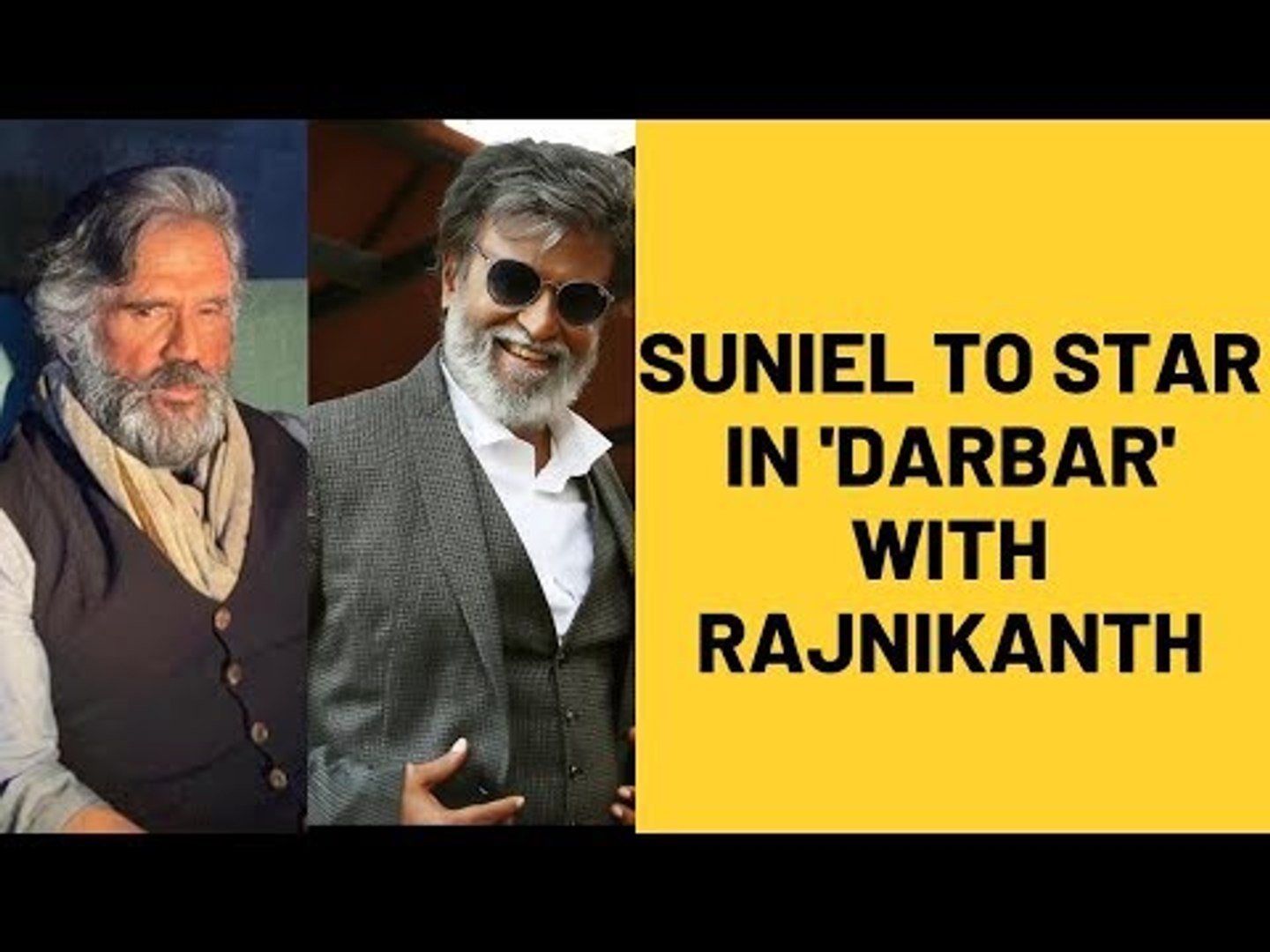 Suniel Shetty Is All Set For Action Sequence In Rajnikanth & Nayanthara Starrer 'Darbar
