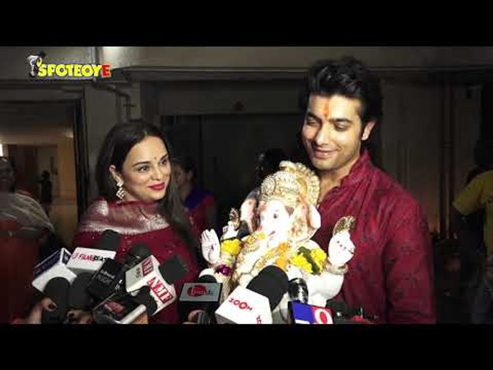 Sharad Malhotra's Ganpati Visarjan and Maha Aarti | SpotboyE