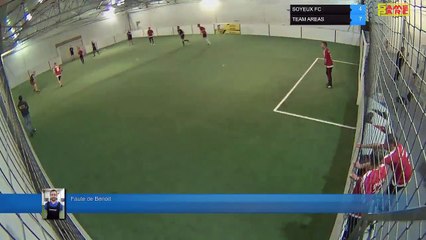 Faute de Benoit - SOYEUX FC Vs TEAM AREAS - 07/10/19 20:00 - LIGUE 3 - Poitiers Game Parc