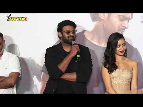 UNCUT: Prabhas & Shraddha Kapoor At The Trailer Launch Of 'Saaho' | SpotboyE