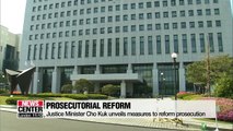 Justice Minister Cho Kuk unveils prosecutorial reform measures