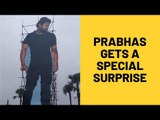 Prabhas’ Fans Surprise Him With A Massive 70-Feet Installation In Hyderabad | SpotboyE