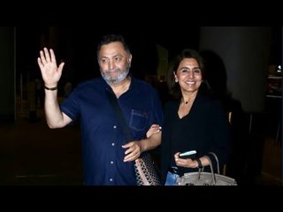 Rishi Kapoor And Neetu Kapoor Are Finally Back To Mumbai After Almost A Year In The US | SpotboyE