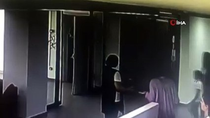 Okul görevlisinin deprem anında SMA hastası öğrenciyi sırtında taşıdığı görüntüler takdir topladı