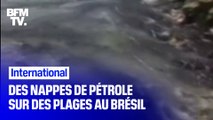 Brésil: de mystérieuses nappes de pétrole sur plus de cent plages