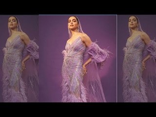 Deepika Padukone Goes Purplicious At IIFA 2019 Green Carpet | SpotboyE
