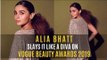 Alia Bhatt slays it like a diva on the red carpet of Vogue Beauty Awards 2019 | SpotboyE