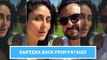 Kareena Kapoor Khan And Saif Ali Khan Back From Pataudi Palace | SpotboyE