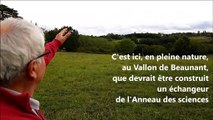 Le collectif du Vallon de Beaunant sur les lieux de la future porte de Beaunant