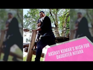 Akshay Kumar on daughter Nitara's birthday: She's happiest when she is in daddy's arms | SpotboyE