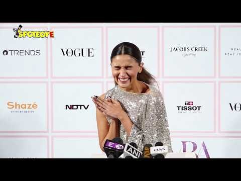 Alia Bhatt on Amitabh Bachchan Winning Dada Saheb Phalke Awards | Vogue Beauty Awards 2019